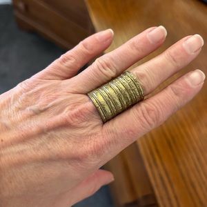 Silpada brass “Athena” ring size 8